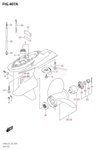 DF80A From 08002F-610001 (E01 E40)  2016 drawing GEAR CASE (DF70A:E01)