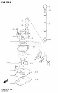 DF300AP From 30002P-910001 (E03)  2019 drawing WATER PUMP (DF300A)