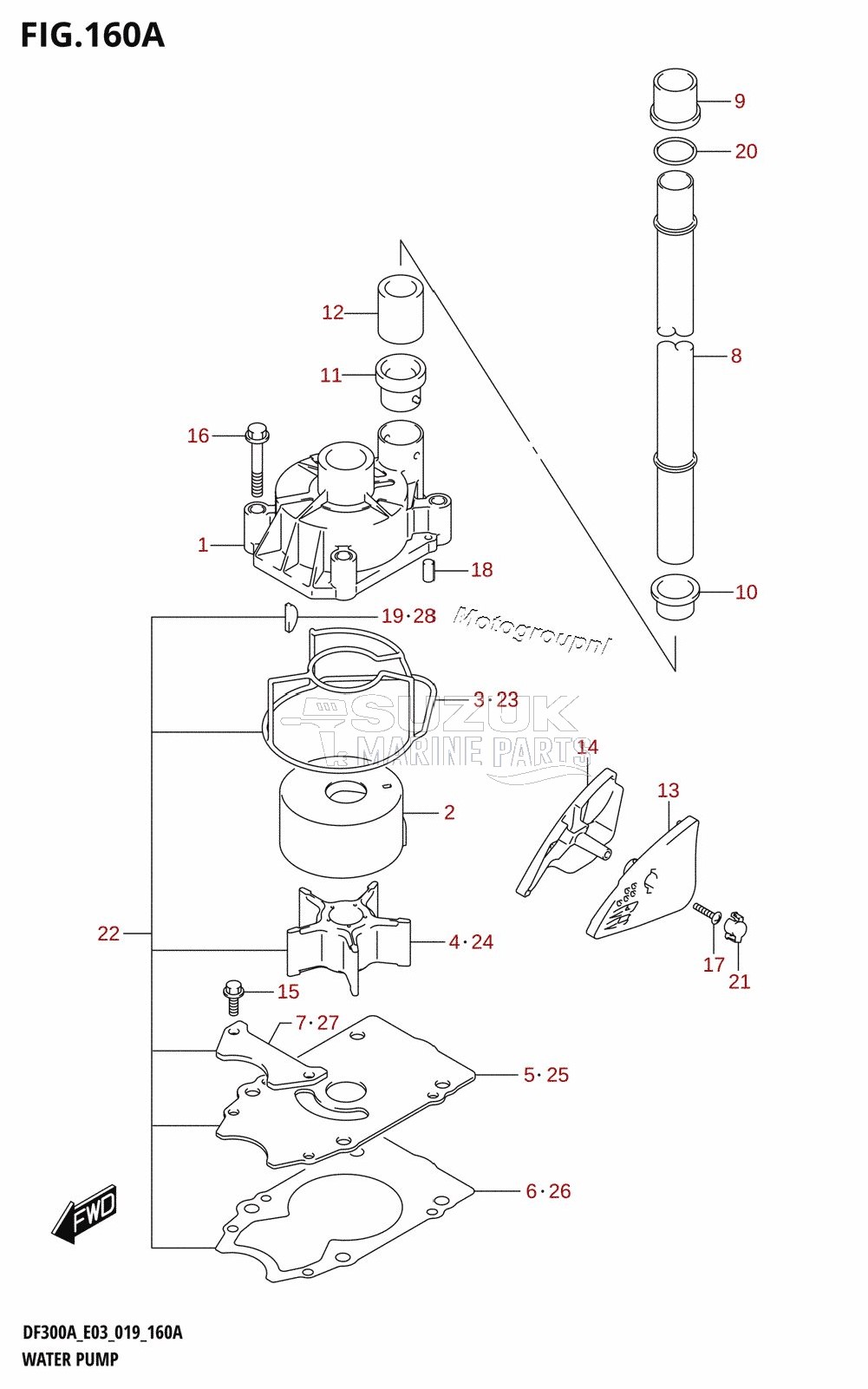 WATER PUMP (DF300A)