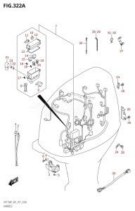 DF175AP From 17503P-710001 (E01 E40)  2017 drawing HARNESS