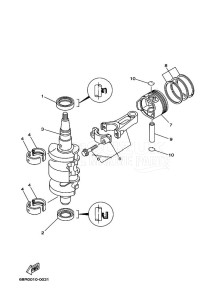 FT9-9GMHL drawing CRANKSHAFT--PISTON