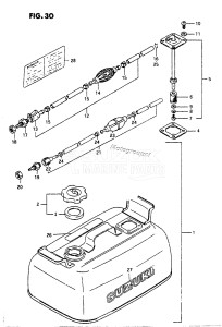 DT8C From 00802-80 020 ()  1988 drawing FUEL TANK (DT8C)