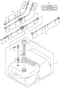 DT40 From 04003K-151001 ()  2001 drawing FUEL TANK (PLASTIC /​ 25L)