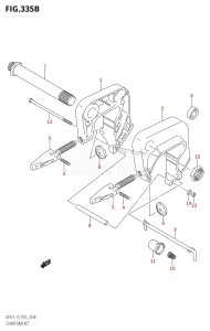 DF15 From 01502F-680001 (P01)  2006 drawing CLAMP BRACKET (K5,K6,K7,K8,K9,K10,011)