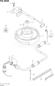 00402F-310001 (2013) 4hp P01-Gen. Export 1 (DF4) DF4 drawing MAGNETO