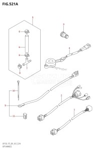 DF175Z From 17502Z-210001 (E01 E40)  2012 drawing OPT:HARNESS (DF150T:E01)