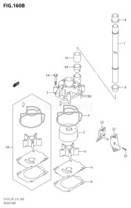 DF200Z From 20002Z-410001 (E03)  2014 drawing WATER PUMP (DF200Z:E03)