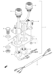 DF115TL From 115001F-371001 ()  2003 drawing OPT : TRIM SWITCH