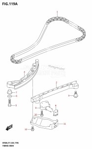 DF40AQH From 04003F-440001 (E01 - E11 - E34)  2024 drawing TIMING CHAIN