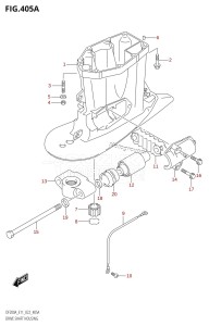 DF175A From 17503F-240001 (E11 E40)  2022 drawing DRIVE SHAFT HOUSING