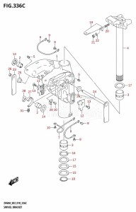 DF50A From 05003F-810001 (E03)  2018 drawing SWIVEL BRACKET (DF50AVT,DF60AVT)