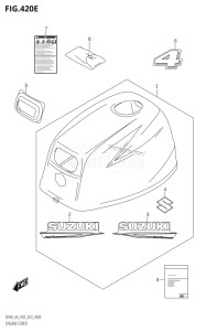 DF6A From 00603F-240001 (P03)  2022 drawing ENGINE COVER (DF4A:(021,022,023))