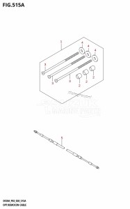 DF9.9B From 00995F-240001 (E03 P03)  2022 drawing OPT:REMOCON CABLE (DF9.9B,DF9.9BT,DF15A,DF20A,DF20AT)