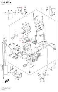 DF175Z From 17502Z-710001 (E03)  2017 drawing HARNESS (DF150T:E03)