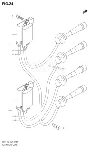 DF140 From 14001Z-780001 (E01 E40)  2007 drawing IGNITION COIL