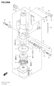 01504F-610001 (2016) 15hp P01-Gen. Export 1 (DF15A  DF15AR  DF15AT  DF15ATH) DF15A drawing TILT CYLINDER (DF9.9BT:P01)