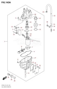 DF70A From 07003F-040001 (E01 E03 E11 E40)  2020 drawing FUEL VAPOR SEPARATOR (E01)