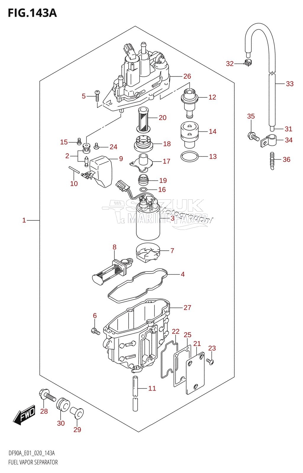 FUEL VAPOR SEPARATOR (E01)