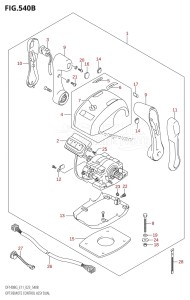 DF115BG From 11505F-240001 (E40)  2022 drawing OPT:REMOTE CONTROL ASSY DUAL (022,023)