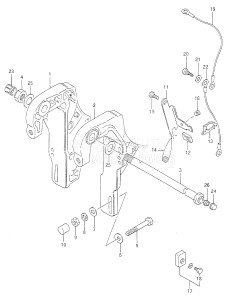 DT50 From 05004-971001 ()  1999 drawing CLAMP BRACKET (DT50ATC)