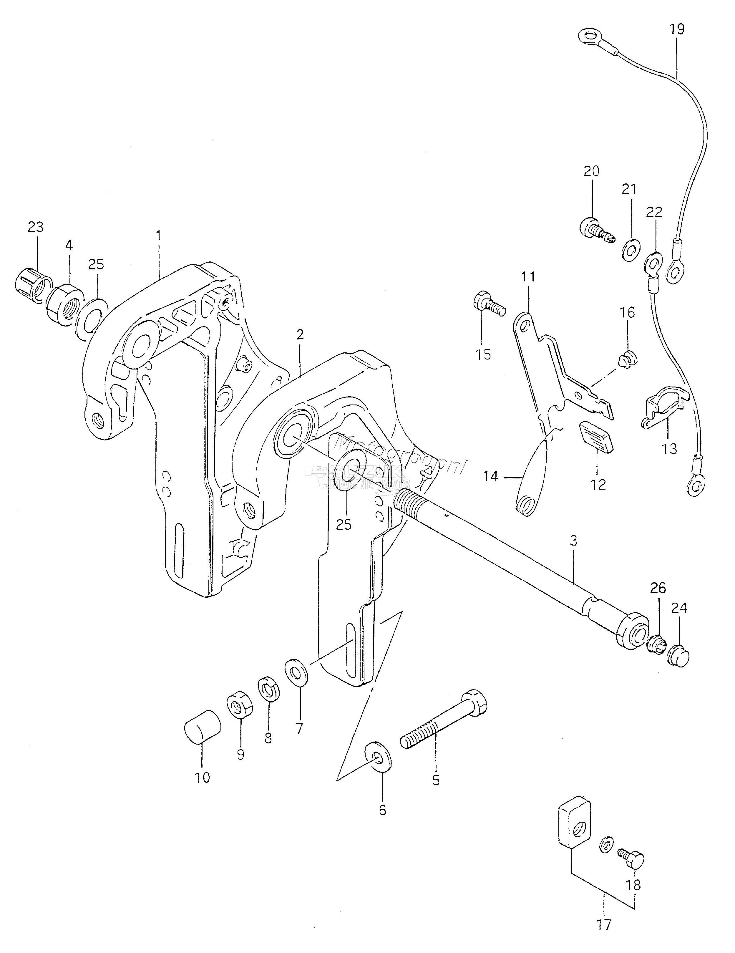 CLAMP BRACKET (DT50ATC)