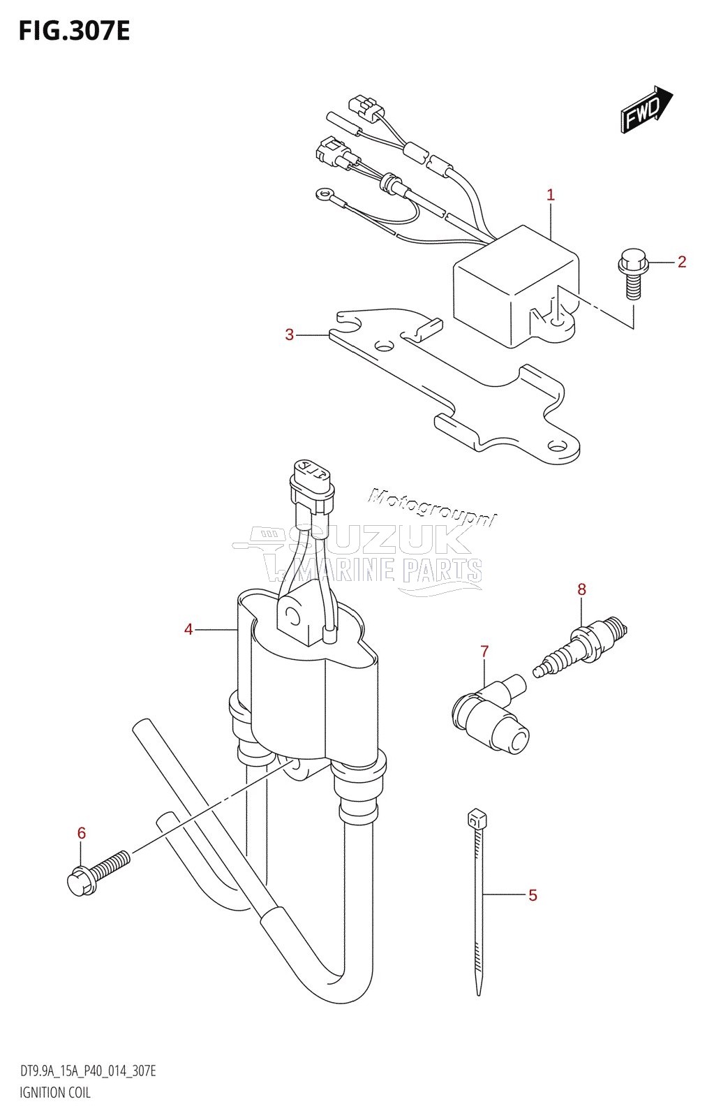 IGNITION COIL (DT15AK:P36)