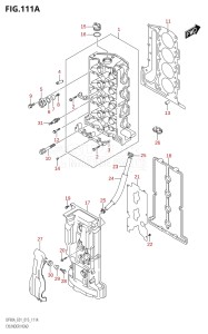 07003F-510001 (2005) 70hp E01 E40-Gen. Export 1 - Costa Rica (DF70A  DF70ATH) DF70A drawing CYLINDER HEAD