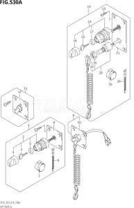 02503F-410001 (2014) 25hp E03-USA (DF25  DF25A    DF25AT    DF25ATH    DF25Q  DF25R) DF25 drawing OPT:SWITCH (DF25R:E03)