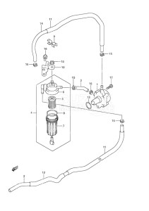 Outboard DF 115A drawing Fuel Pump