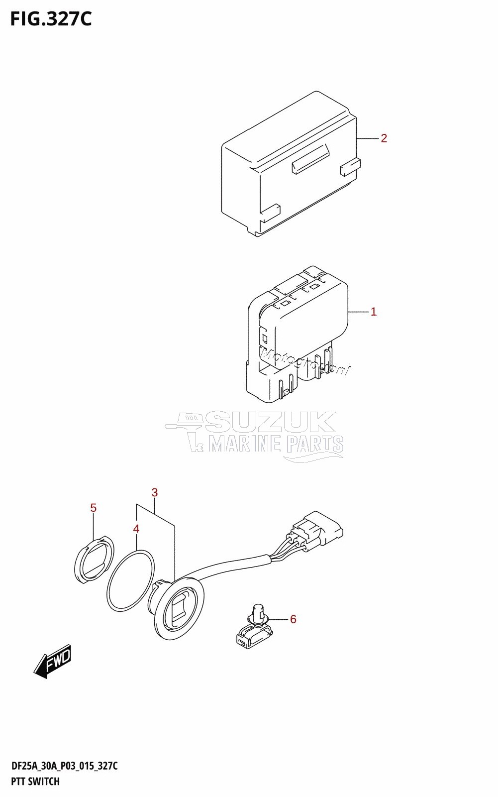 PTT SWITCH (DF30AT:P03)