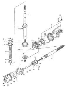 DT85T From 8501-751001 ()  1997 drawing TRANSMISSION