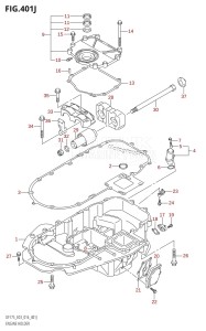 DF175Z From 17502Z-610001 (E03)  2016 drawing ENGINE HOLDER (DF150ST:E03)