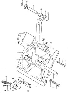 DT50M From 5002-200001 ()  1989 drawing OPT : CYLINDER SUPPORT