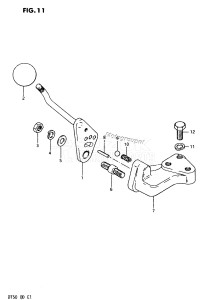 DT50 From 5001-300001 ()  1978 drawing CLUTCH LEVER (DT50M)