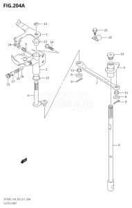 11503Z-310001 (2013) 115hp E03-USA (DF115AZ) DF115AZ drawing CLUTCH SHAFT (DF100AT:E03)