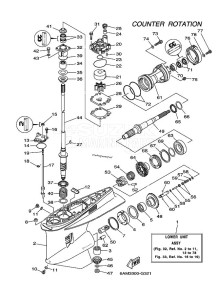 LF250TXR drawing PROPELLER-HOUSING-AND-TRANSMISSION-3