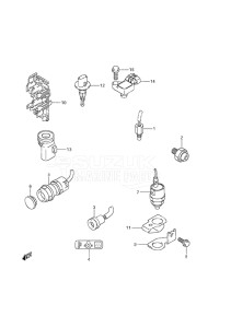 Outboard DF 20A drawing Sensor/Switch