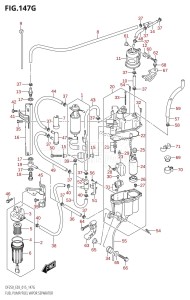 DF225T From 22503F-510001 (E03)  2015 drawing FUEL PUMP /​ FUEL VAPOR SEPARATOR (DF250ST:E03)