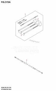 DF9.9B From 00995F-610001 (P03)  2016 drawing OPT:REMOCON CABLE (DF9.9B:P03)