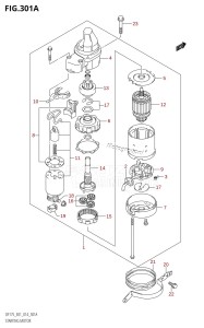 DF175T From 17502F-410001 (E01 E40)  2014 drawing STARTING MOTOR