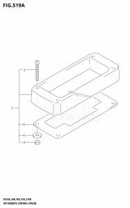 DF25A From 02504F-810001 (P03)  2018 drawing OPT:REMOTE CONTROL SPACER (DF25A,DF25ATH,DF25AQ,DF30ATH)