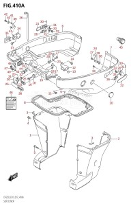 DF225Z From 22503Z-710001 (E01 E40)  2017 drawing SIDE COVER (DF200T:E40:X-TRANSOM)