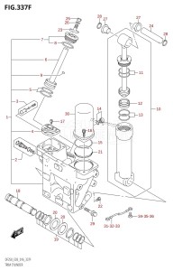 DF225Z From 22503Z-610001 (E03)  2016 drawing TRIM CYLINDER (DF250Z:E03:(X-TRANSOM,XX-TRANSOM))