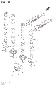 DF300A From 30002P-710001 (E03)  2017 drawing CAMSHAFT