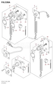 DF150 From 15001F-680001 (E01)  2006 drawing OPT:SWITCH