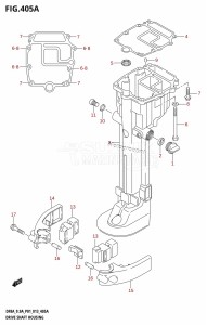 DF9.9A From 00994F-310001 (P01)  2013 drawing DRIVE SHAFT HOUSING