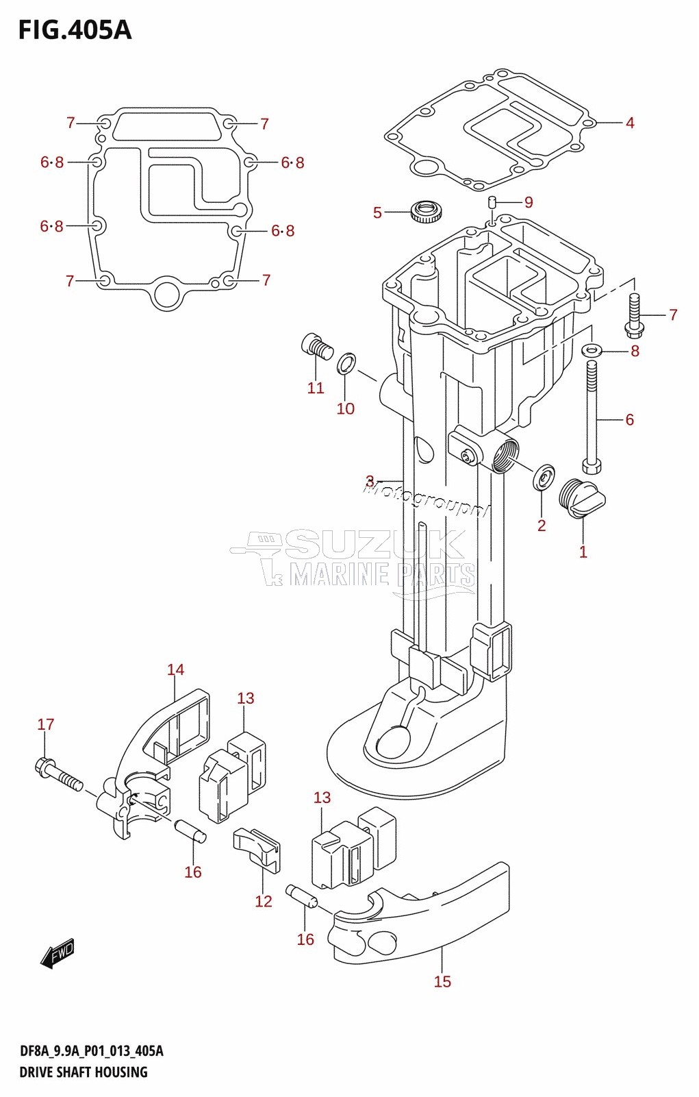 DRIVE SHAFT HOUSING