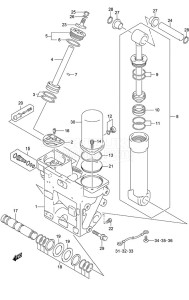 DF 225 drawing Trim Cylinder