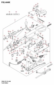 DF50A From 05003F-410001 (E01)  2014 drawing TILLER HANDLE (DF60AVTH:E40)