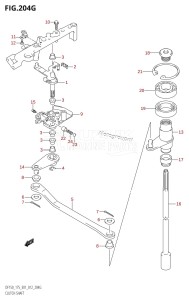 DF175Z From 17502Z-210001 (E01 E40)  2012 drawing CLUTCH SHAFT (DF175Z:E01)